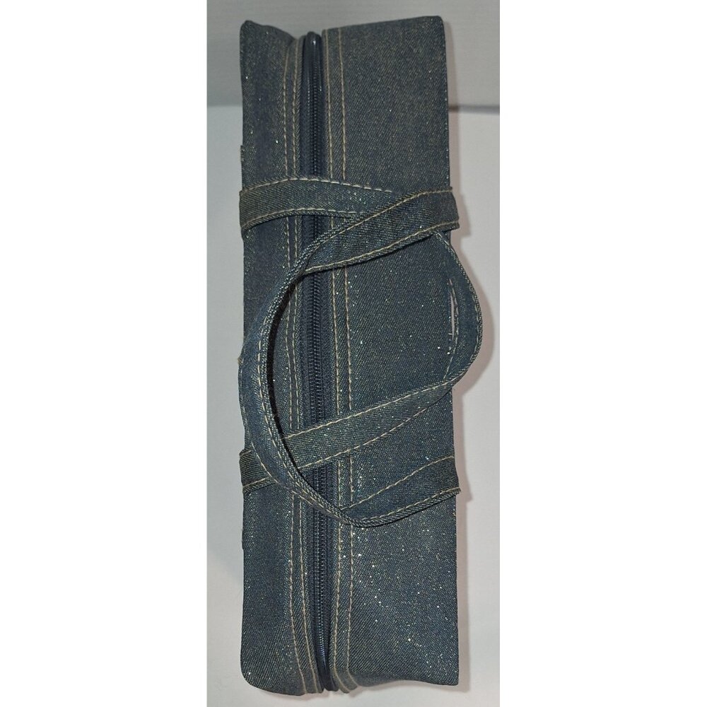 Bratz faux pocket blue jean glittery carrying travel case clothing organizer - Picture 6 of 13